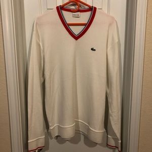 Men’s Lacoste V-Neck Sweater